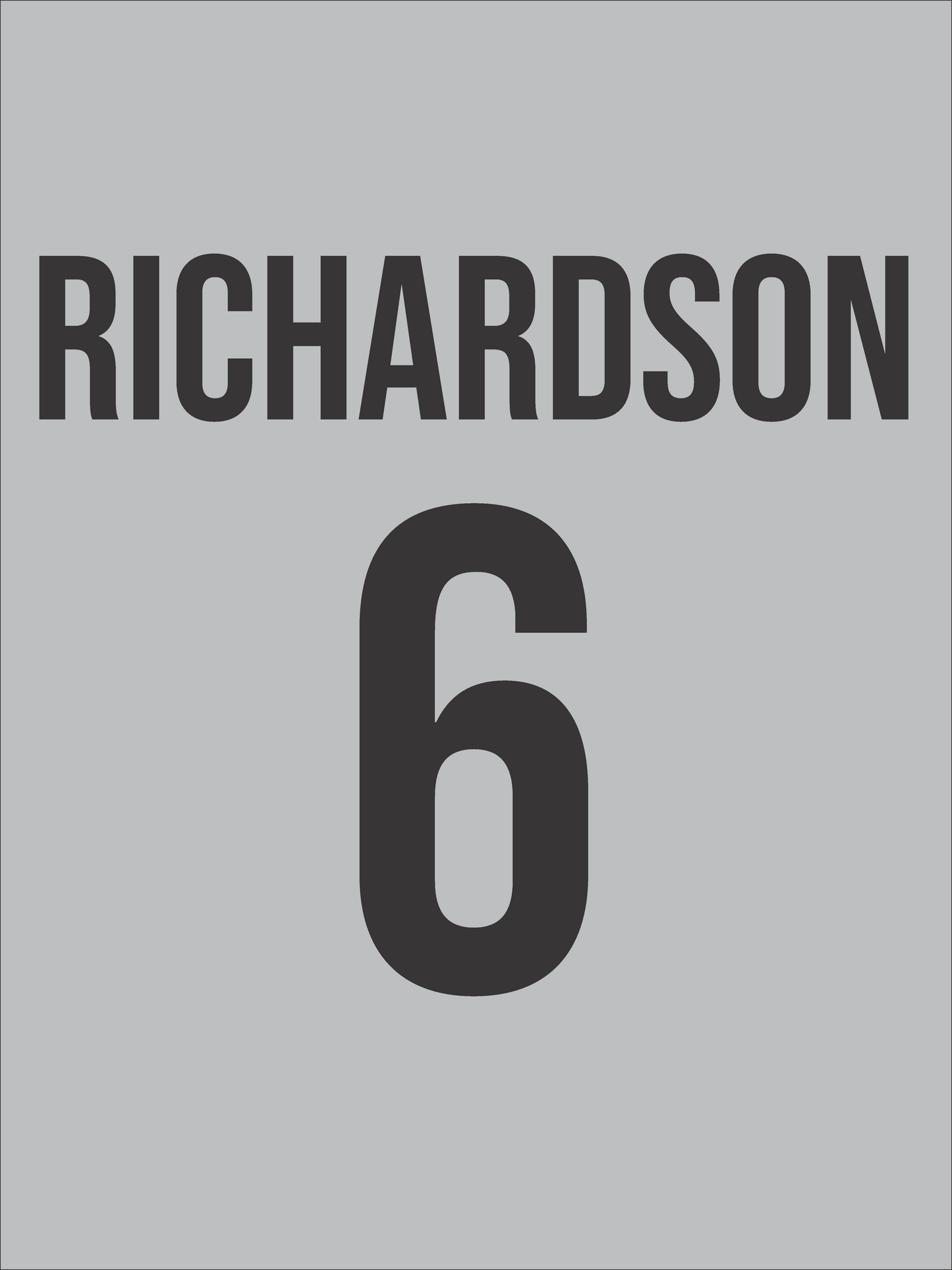 Custom Name & Number
