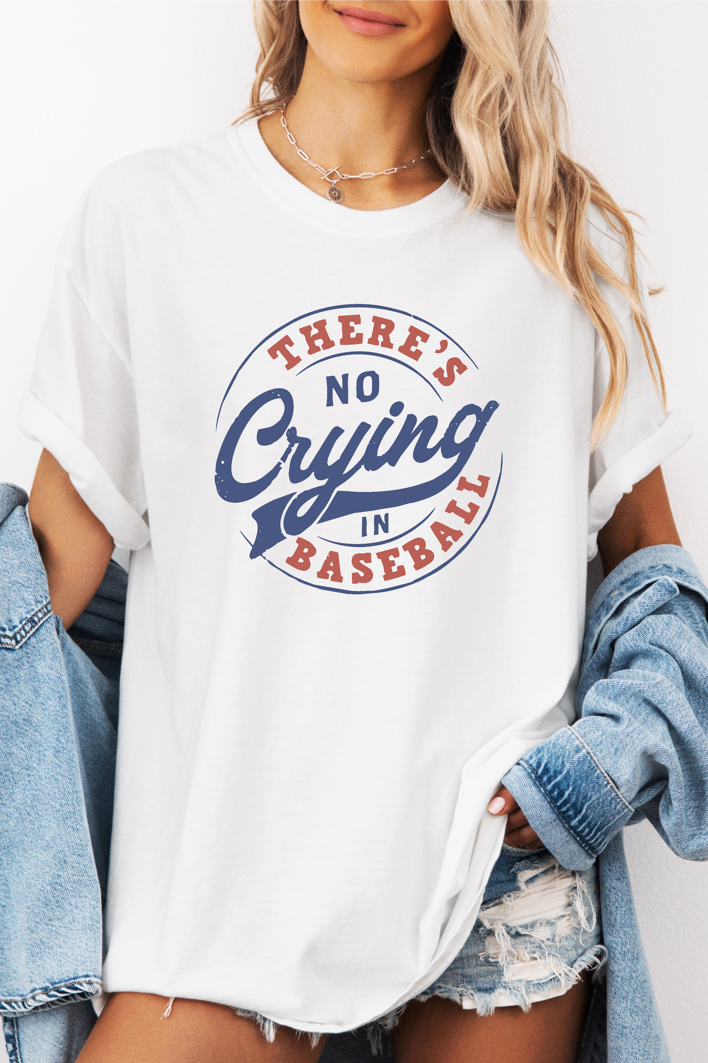 There's No Crying In Baseball Softstyle T-Shirt