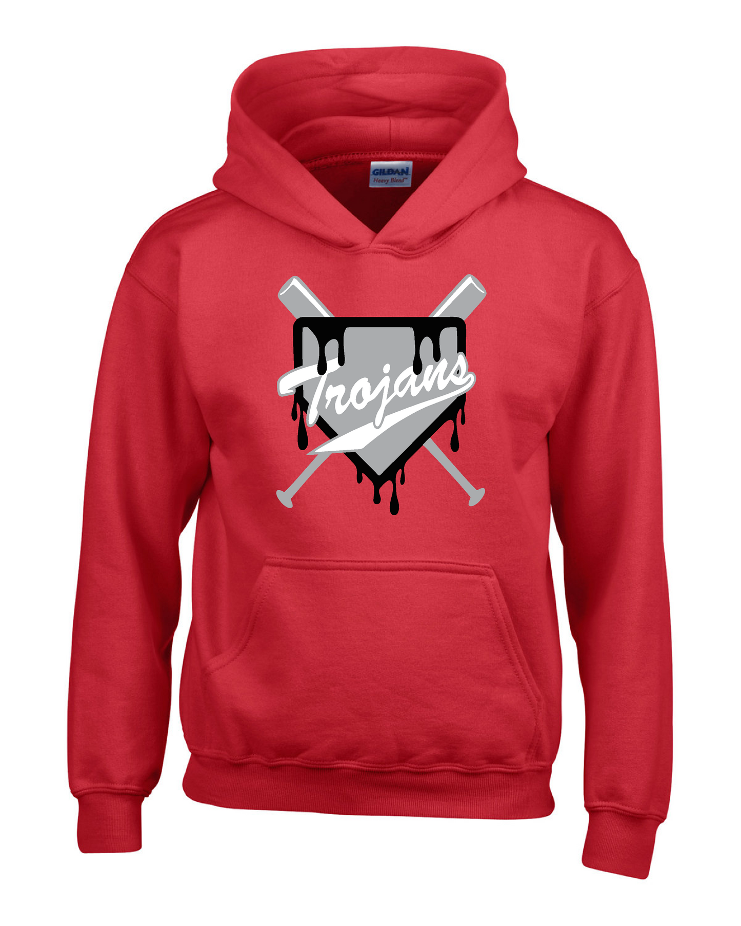 YOUTH Fleece Hooded Sweatshirt Trojans Drip
