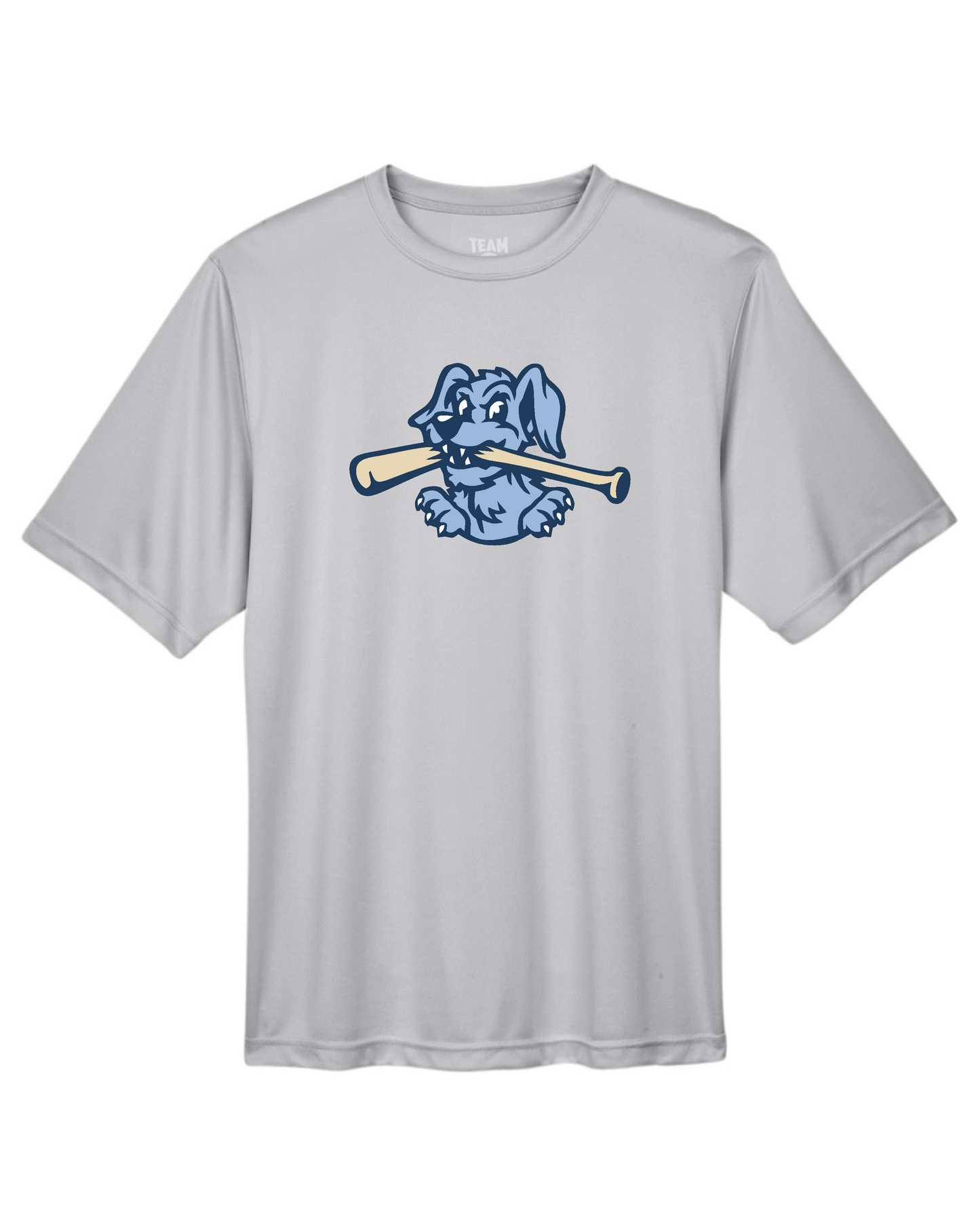 Team 365 Men's Zone Performance T-Shirt Riverdog Mascot Logo