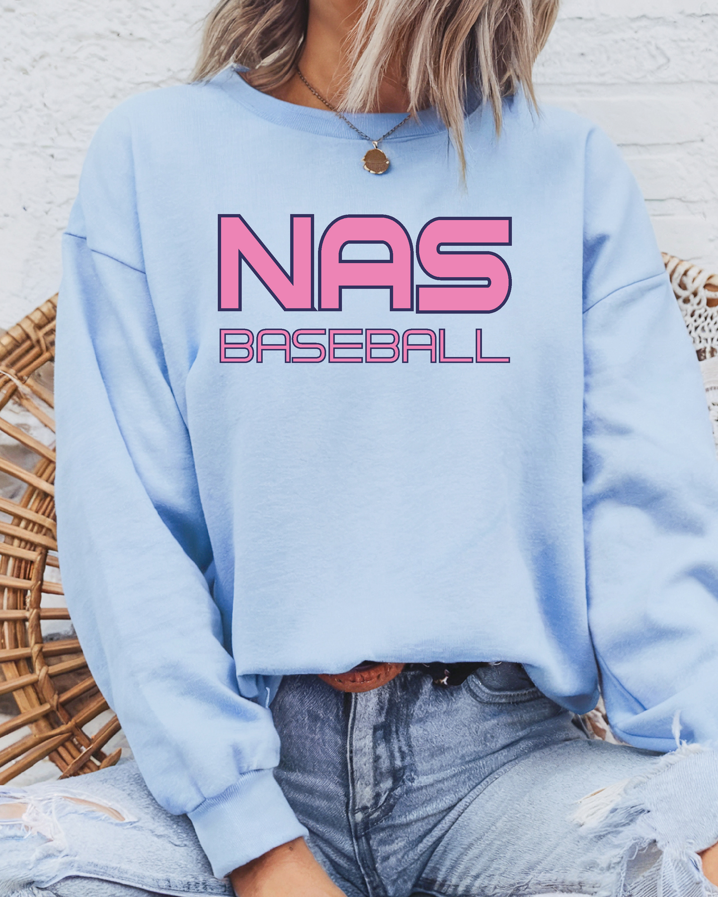 Fleece Crew Sweatshirt NAS Scrappers Baseball