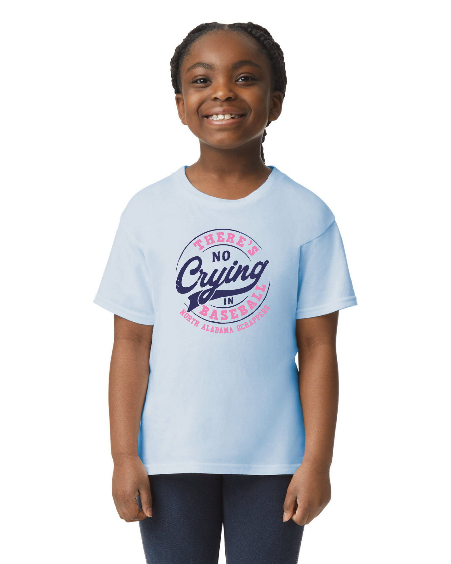 Youth No Crying In Baseball Comfort Color Tee