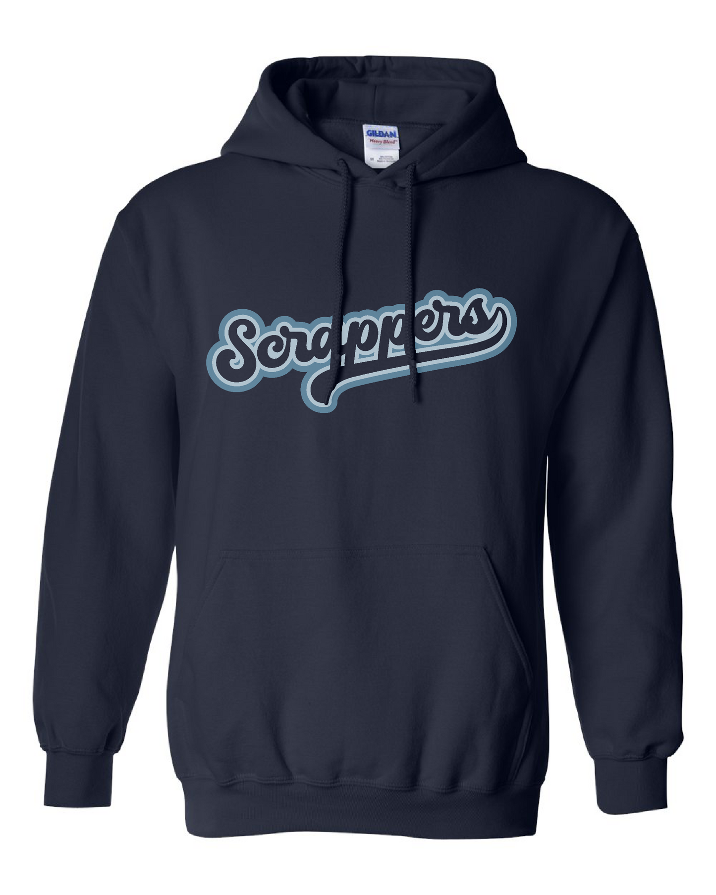 YOUTH Fleece Hooded Sweatshirt Scrappers Retro