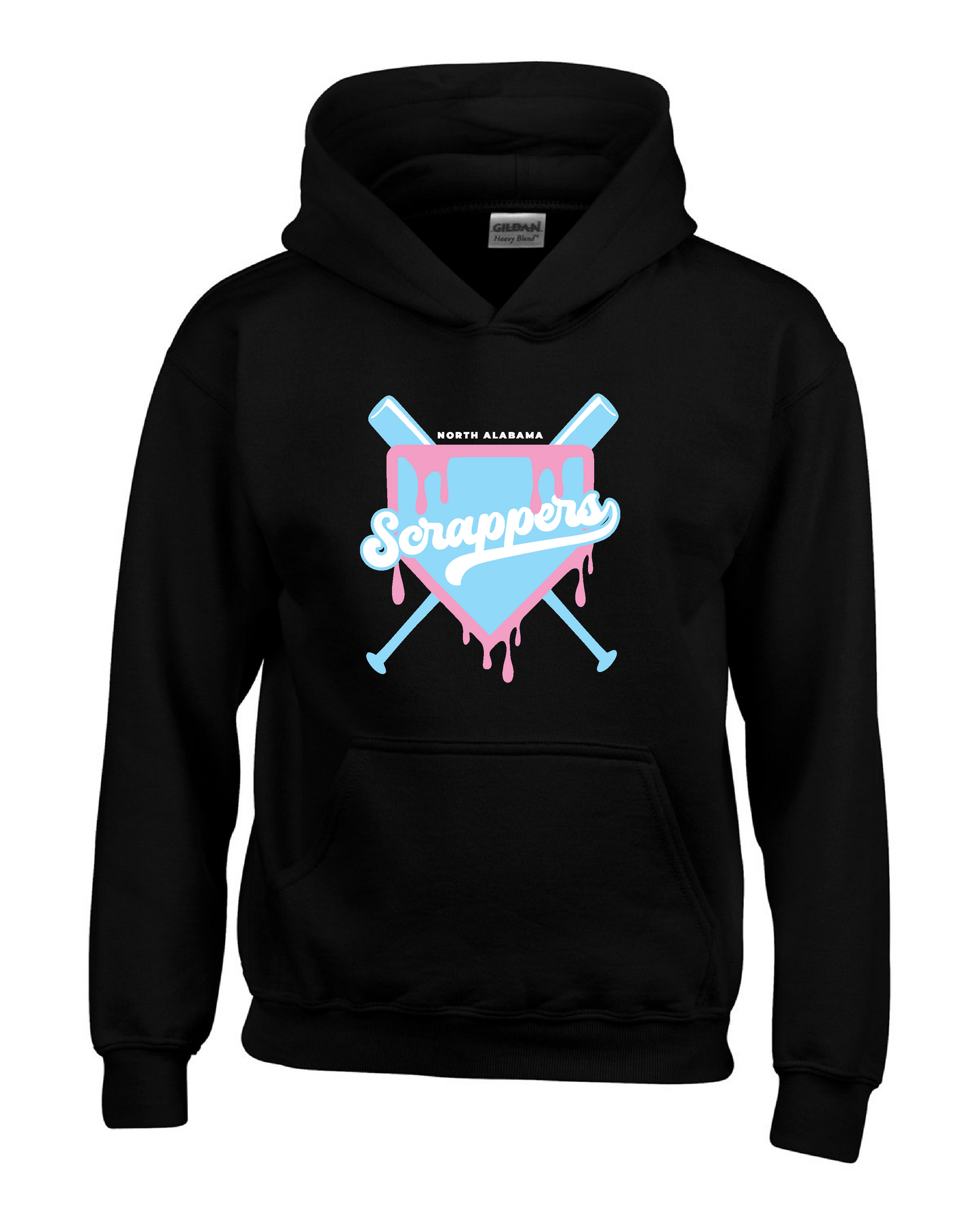 Fleece Hooded Sweatshirt North Alabama Scrappers Drip