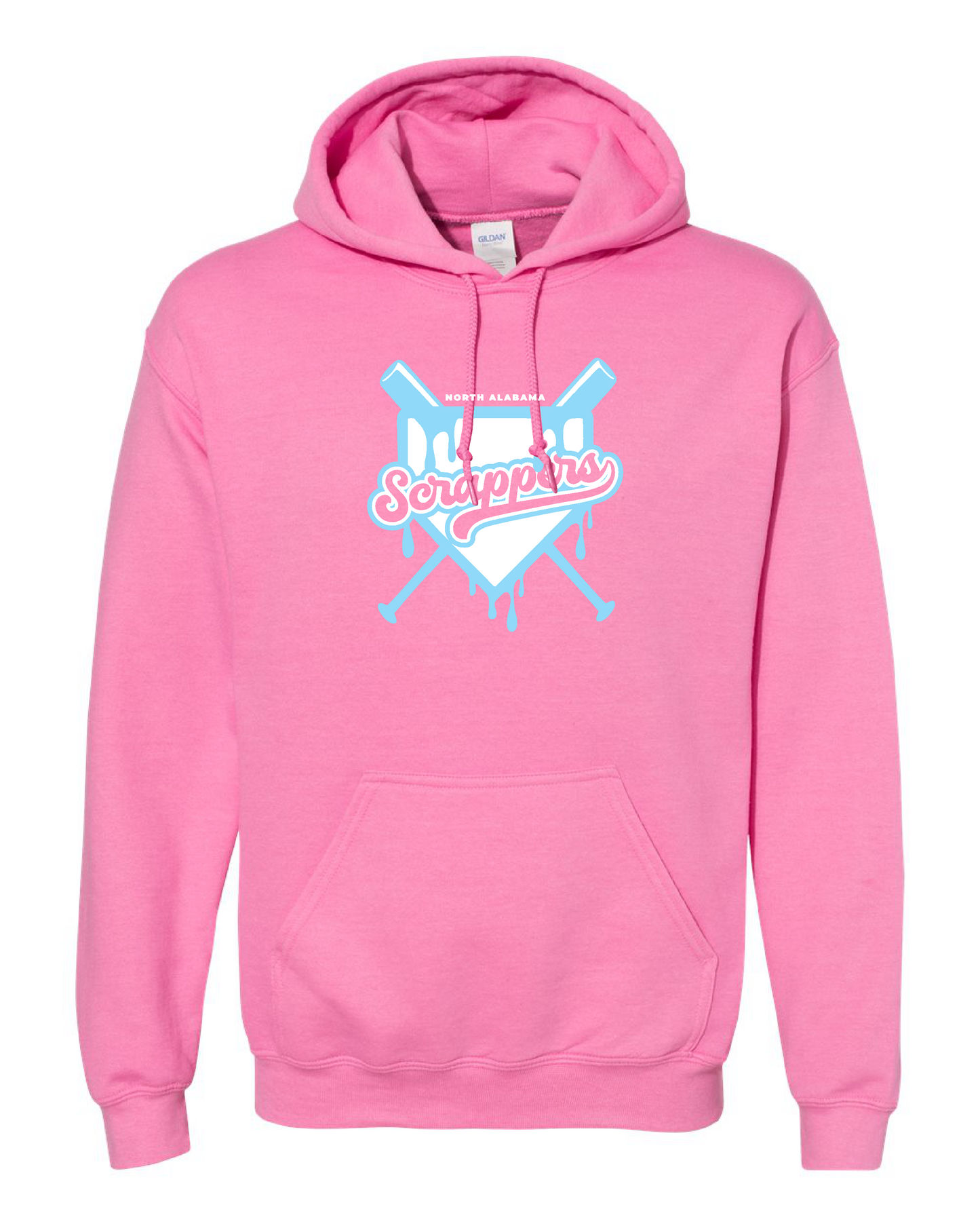 Fleece Hooded Sweatshirt North Alabama Scrappers Drip