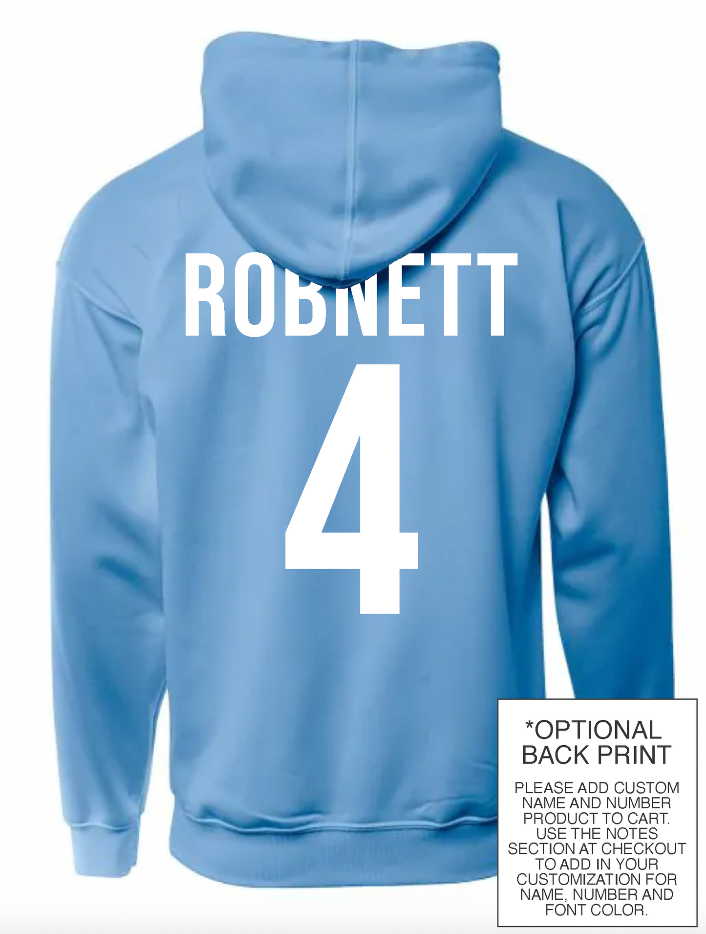 Scrappers A4 Game Day Hoodie - Light Blue