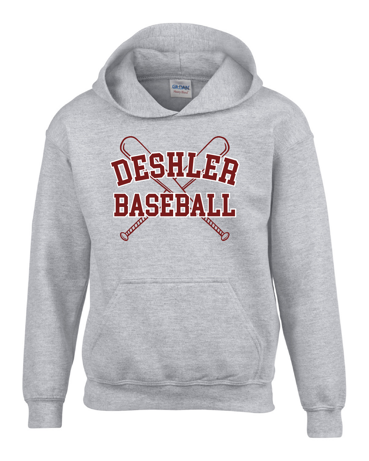 Fleece Hooded Sweatshirt Baseball
