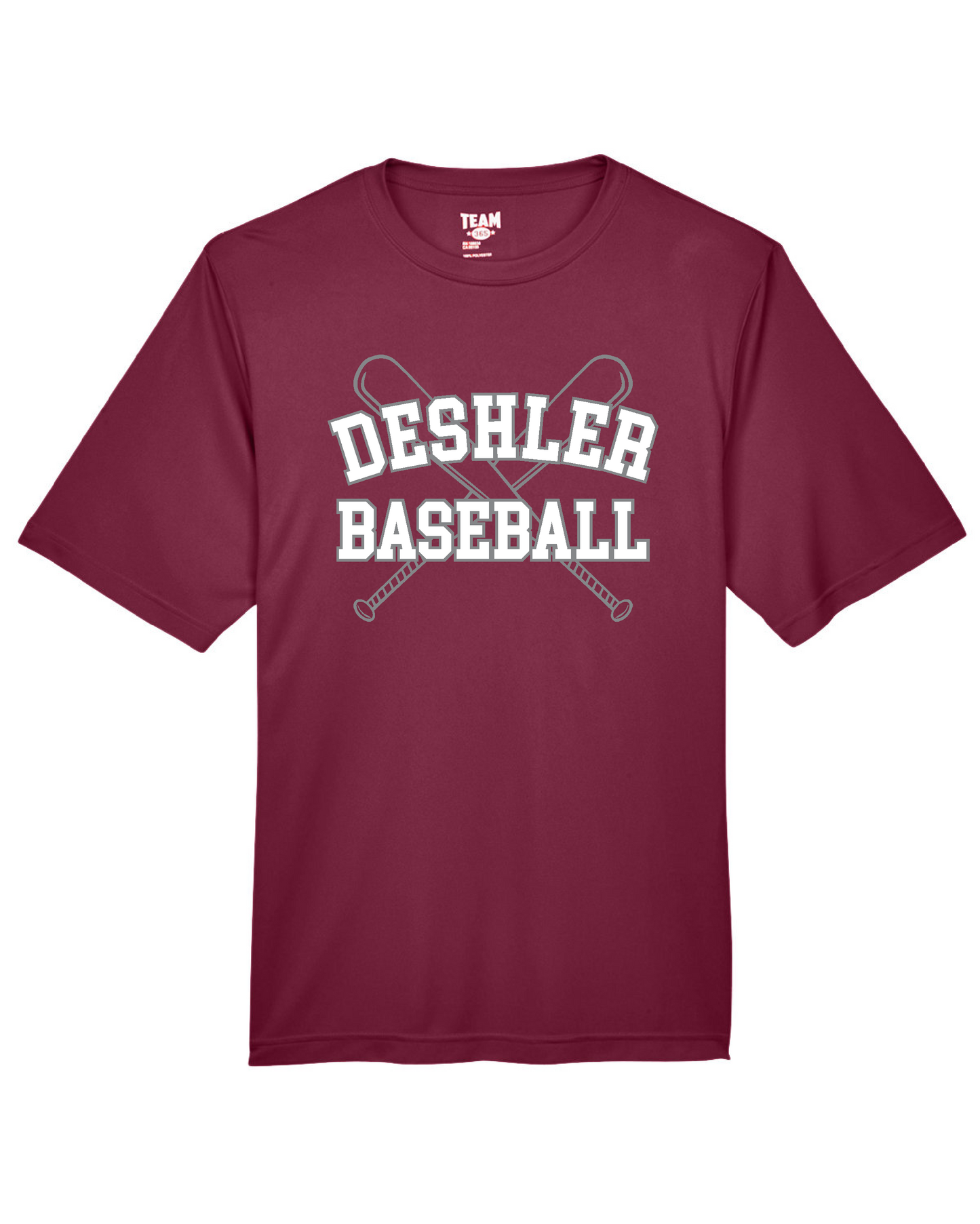 YOUTH Deshler Baseball Team 365 Zone Performance T-Shirt