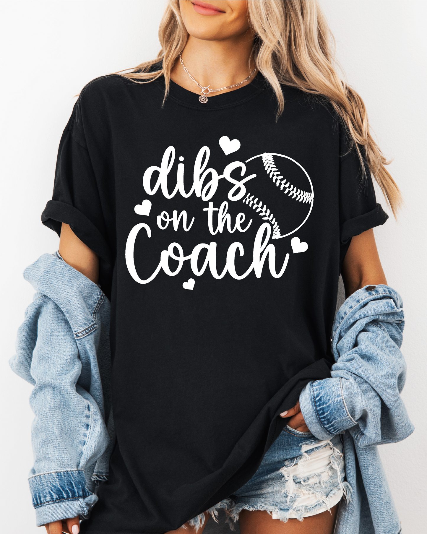 Dibs On The Coach Comfort Color Tee