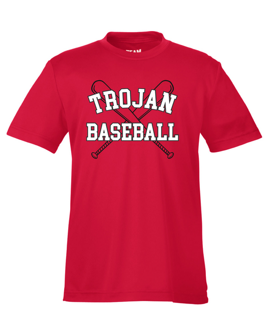 YOUTH Trojan Baseball Team 365 Zone Performance T-Shirt