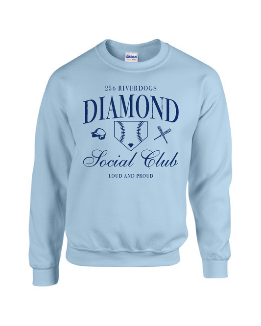 Fleece Crew Sweatshirt Diamond Social Club