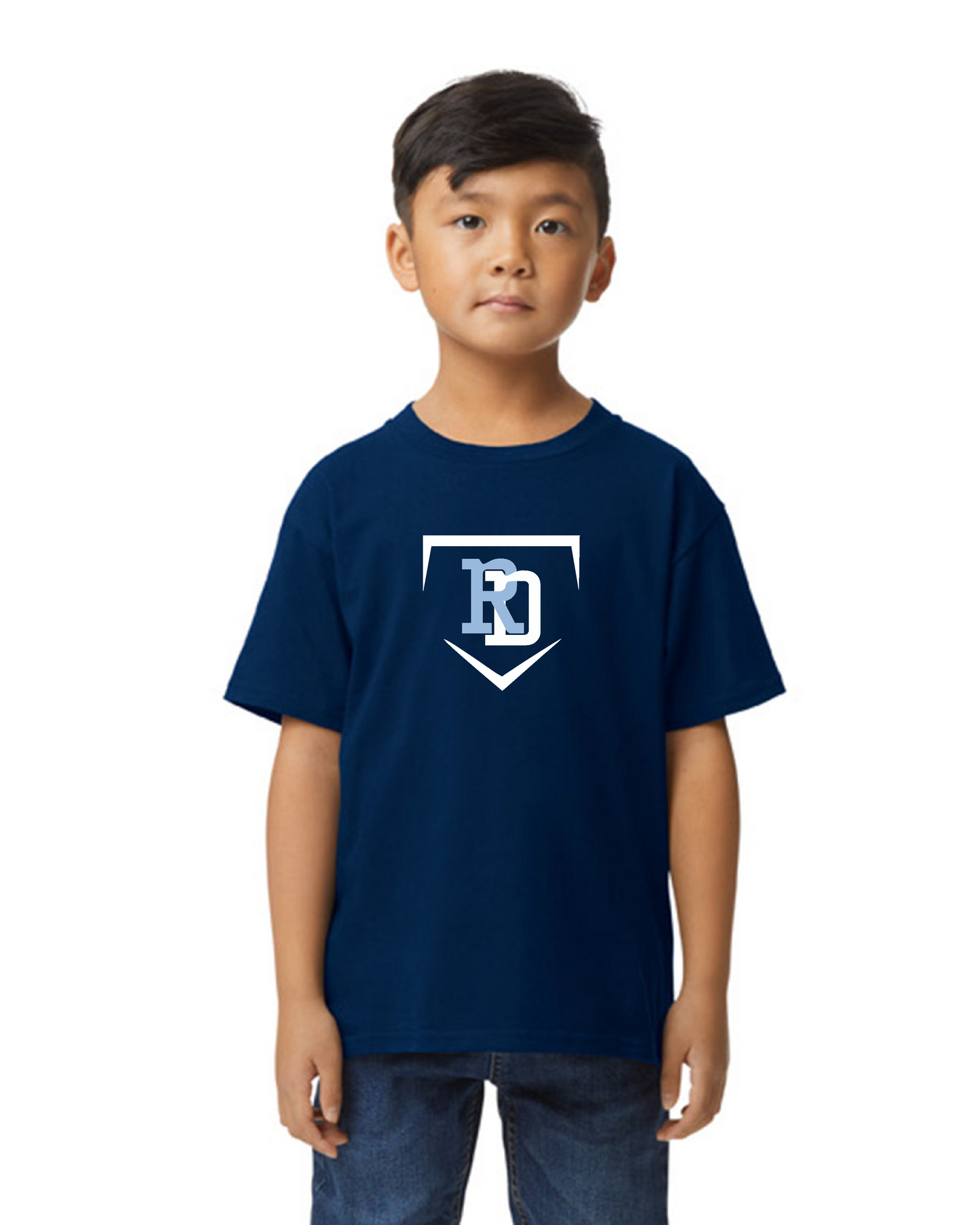 Youth Softstyle T-Shirt with RD Logo with Home Plate
