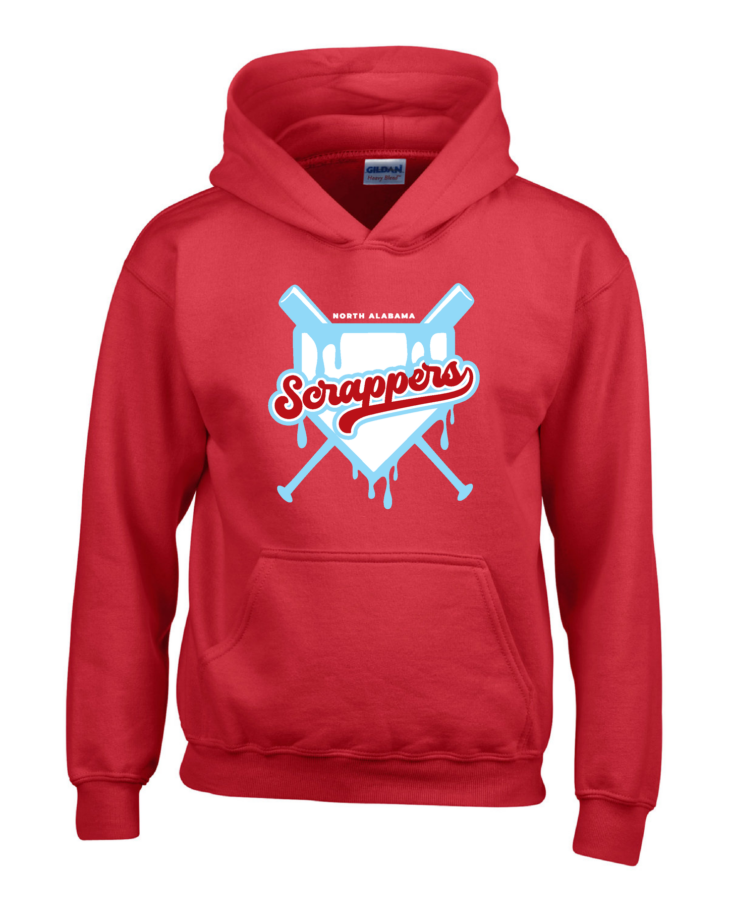 YOUTH Fleece Hooded Sweatshirt North Alabama Scrappers Drip