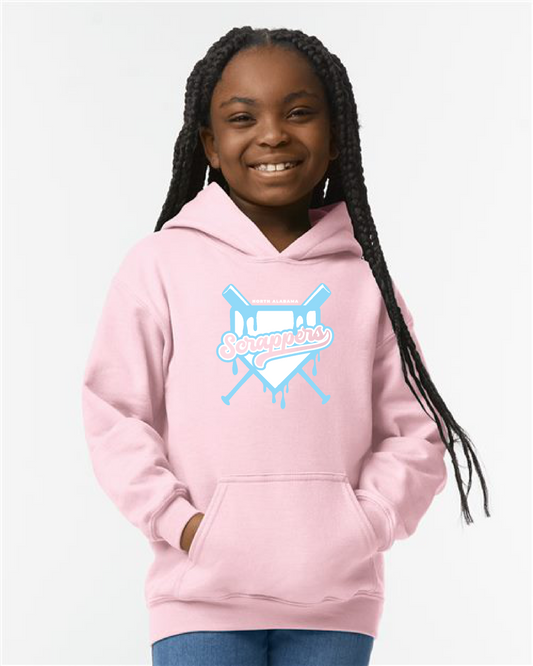 YOUTH Fleece Hooded Sweatshirt North Alabama Scrappers Drip