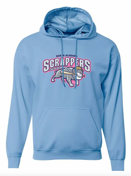 Scrappers A4 Game Day Hoodie - Light Blue