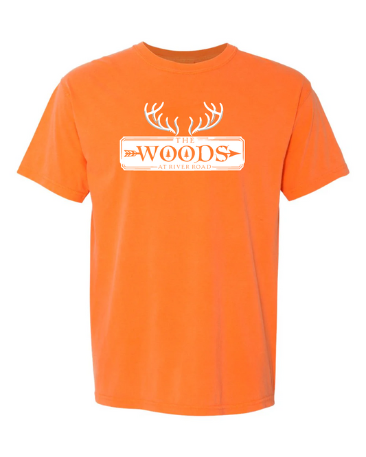 The Woods Comfort Color Tee- Orange